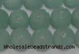 CAM1123 15.5 inches 10mm carved round amazonite beads wholesale