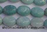 CAM1200 15.5 inches 8*11mm oval Russian amazonite beads