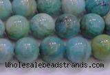 CAM1254 15.5 inches 12mm round natural Russian amazonite beads