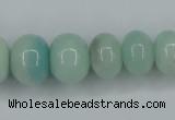 CAM126 15.5 inches multi-size rondelle amazonite gemstone beads