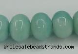 CAM128 15.5 inches 13*18mm rondelle amazonite gemstone beads