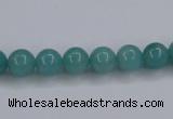 CAM135 15.5 inches 8mm round amazonite gemstone beads wholesale