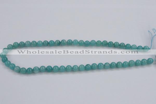 CAM135 15.5 inches 8mm round amazonite gemstone beads wholesale