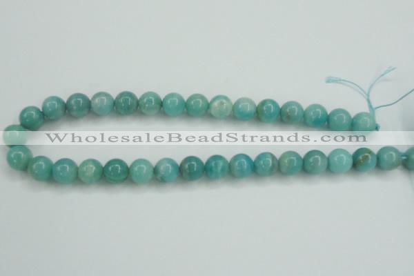 CAM137 15.5 inches 12mm round amazonite gemstone beads wholesale