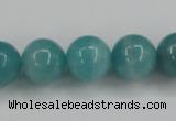 CAM138 15.5 inches 14mm round amazonite gemstone beads wholesale