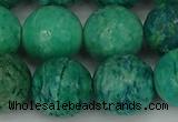 CAM1406 15.5 inches 16mm faceted round Russian amazonite beads