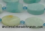 CAM1426 15.5 inches 10*16mm oval Chinese amazonite beads