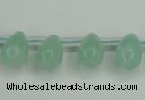 CAM145 10*14mm top-drilled teardrop amazonite gemstone beads