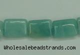 CAM150 15.5 inches 12*16mm rectangle amazonite gemstone beads