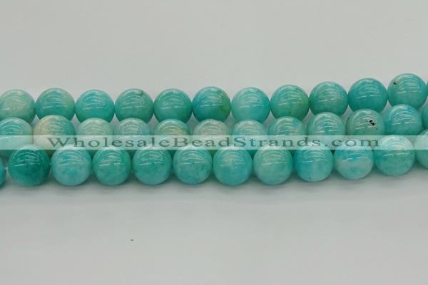 CAM1556 15.5 inches 16mm round natural peru amazonite beads