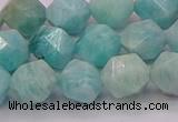 CAM1624 15.5 inches 12mm faceted nuggets amazonite gemstone beads