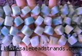 CAM1677 15.5 inches 8*8mm - 14*15mm cube amazonite beads