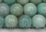 CAM1682 15.5 inches 8mm round natural amazonite beads wholesale