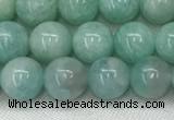 CAM1686 15.5 inches 6mm round natural amazonite beads wholesale