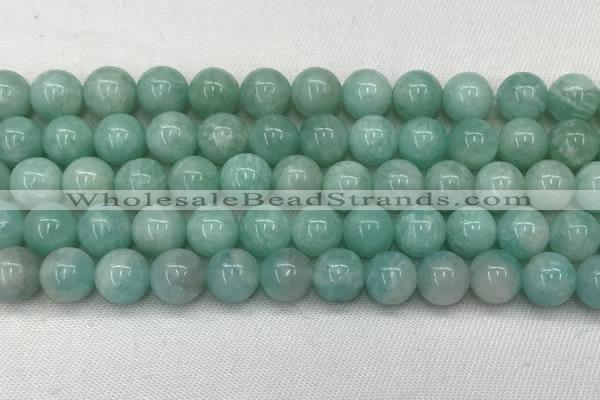 CAM1688 15.5 inches 10mm round natural amazonite beads wholesale