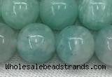 CAM1689 15.5 inches 12mm round natural amazonite beads wholesale