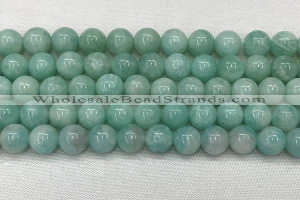 CAM1689 15.5 inches 12mm round natural amazonite beads wholesale