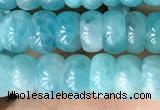 CAM1710 15.5 inches 4*7mm rondelle natural amazonite beads