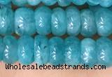 CAM1713 15.5 inches 4*6mm rondelle natural amazonite beads