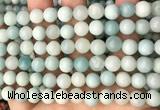 CAM1723 15.5 inches 10mm round amazonite beads wholesale