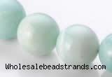 CAM22 15.5 inches natural amazonite round 18mm beads wholesale