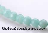 CAM26 faceted round 6mm natural amazonite stone beads wholesale