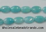 CAM303 15.5 inches 8*12mm oval natural peru amazonite beads wholesale