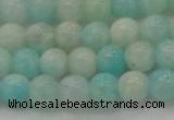 CAM332 15.5 inches 7mm round natural peru amazonite beads