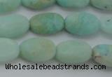 CAM337 15.5 inches 8*12mm oval natural peru amazonite beads