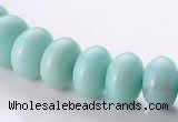 CAM35 natural amazonite 8*12mm rondelle gemstone beads Wholesale