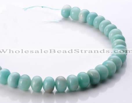 CAM36 10*14mm natural amazonite rondelle beads Wholesale