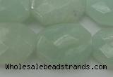 CAM369 15.5 inches 15*20mm faceted octagonal amazonite beads