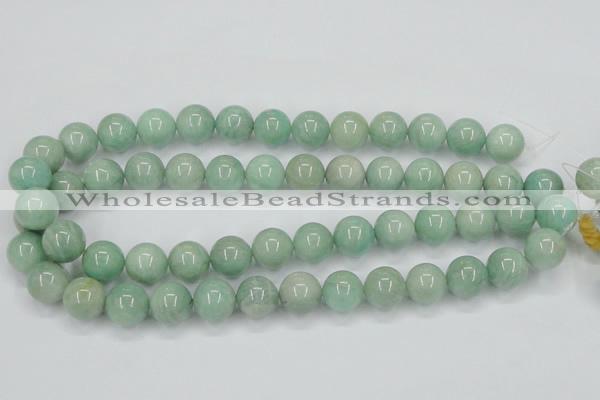 CAM404 15.5 inches 14mm round natural russian amazonite beads wholesale