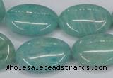 CAM409 15.5 inches 18*25mm oval natural russian amazonite beads