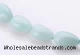 CAM45 8*12mm natural amazonite flat teardrop beads Wholesale