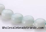 CAM57 10mm coin natural amazonite gemstone beads Wholesale