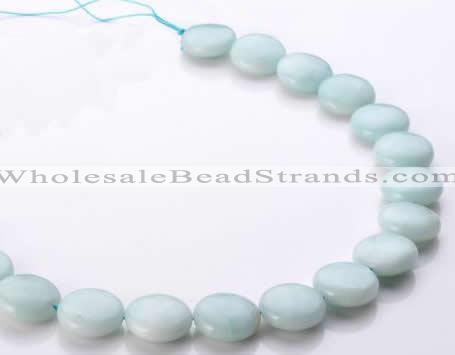 CAM60 coin 16mm natural amazonite gemstone beads Wholesale