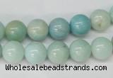 CAM601 15.5 inches 12mm round Chinese amazonite gemstone beads