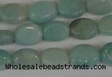 CAM621 15.5 inches 6*8mm oval Chinese amazonite gemstone beads