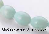 CAM64 10*14mm oval natural amazonite gemstone beads Wholesale