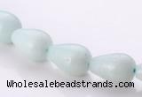 CAM67 teardrop 8*12mm natural amazonite gemstone beads Wholesale