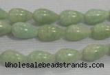 CAM860 15.5 inches 8*13mm teardrop natural Russian amazonite beads