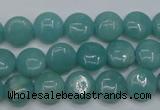 CAM914 15.5 inches 10mm flat round amazonite gemstone beads wholesale