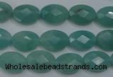 CAM951 15.5 inches 10*14mm faceted oval amazonite gemstone beads wholesale