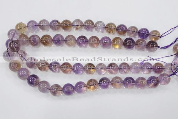 CAN07 15.5 inches 18mm round natural ametrine gemstone beads