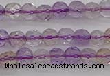 CAN105 15.5 inches 3.5mm faceted round ametrine gemstone beads