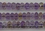 CAN158 15.5 inches 4*6mm faceted rondelle natural ametrine beads