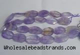 CAN175 20*30mm - 25*35mm twisted & faceted freeform ametrine beads