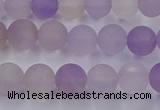 CAN202 15.5 inches 8mm round matte ametrine beads wholesale