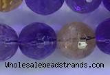 CAN227 15.5 inches 11mm faceted round ametrine beads wholesale